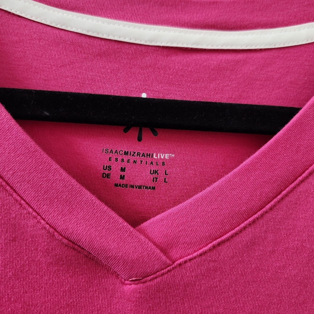 Isaac Mizrahi Pink Long Sleeve Tee